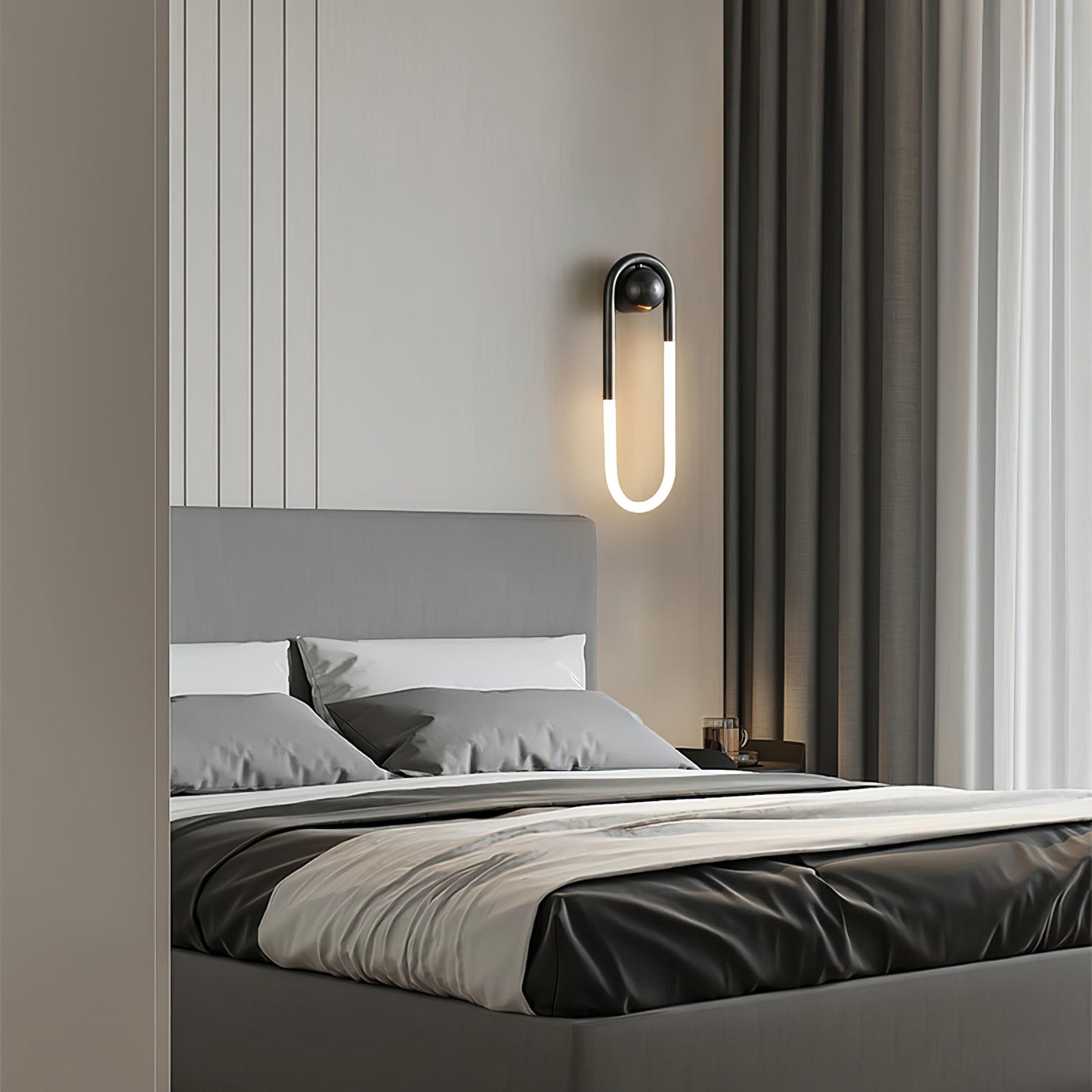 Luno | Brass Loop Design for LED Indoor Lighting Wall Lamp