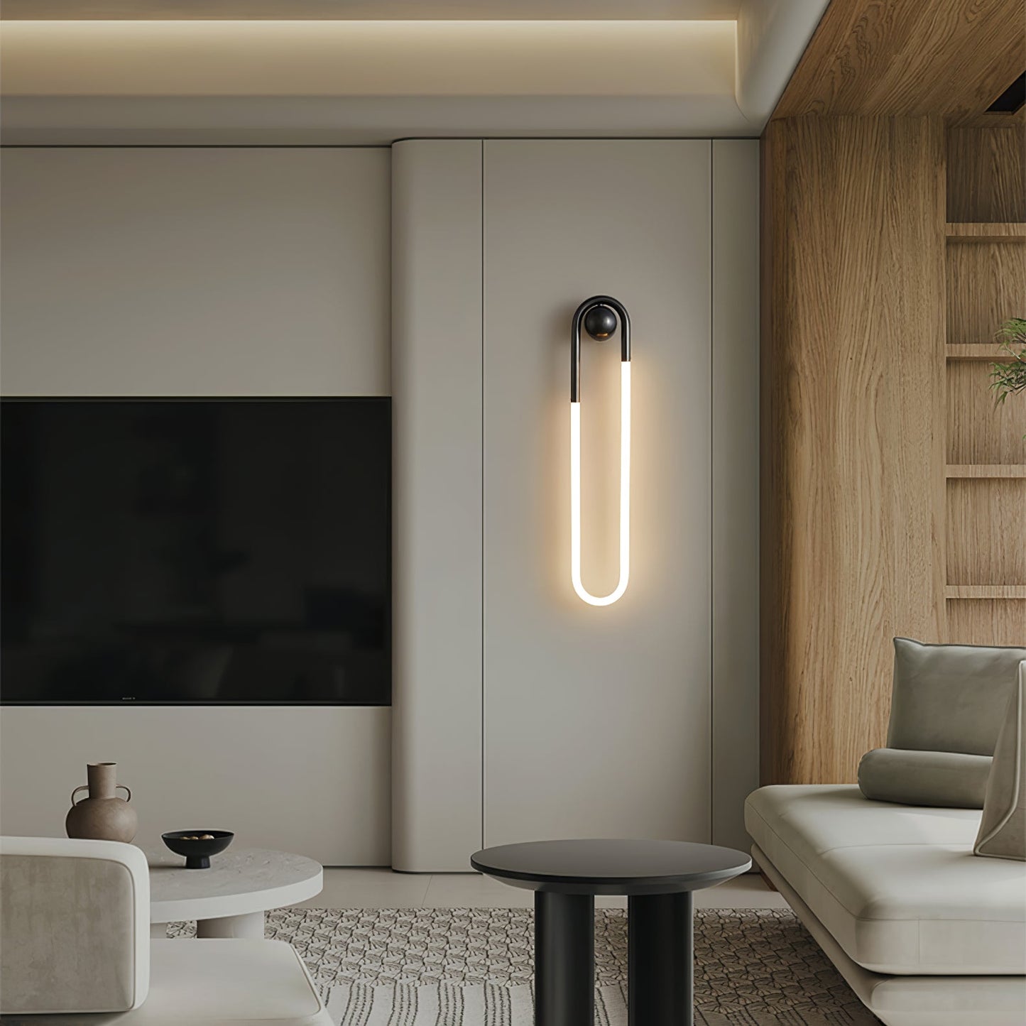 Luno | Brass Loop Design for LED Indoor Lighting Wall Lamp