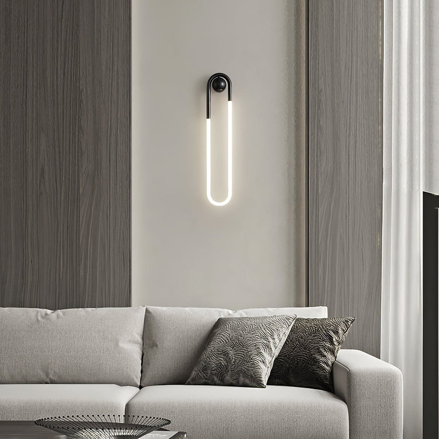 Luno | Brass Loop Design for LED Indoor Lighting Wall Lamp