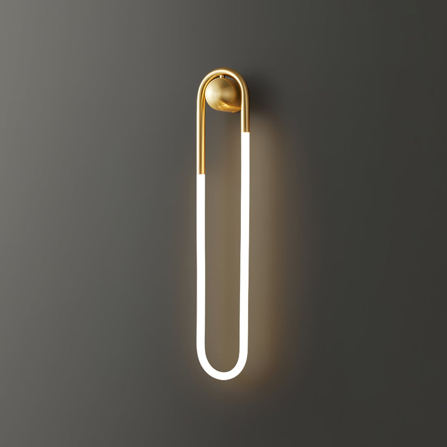 Luno | Brass Loop Design for LED Indoor Lighting Wall Lamp