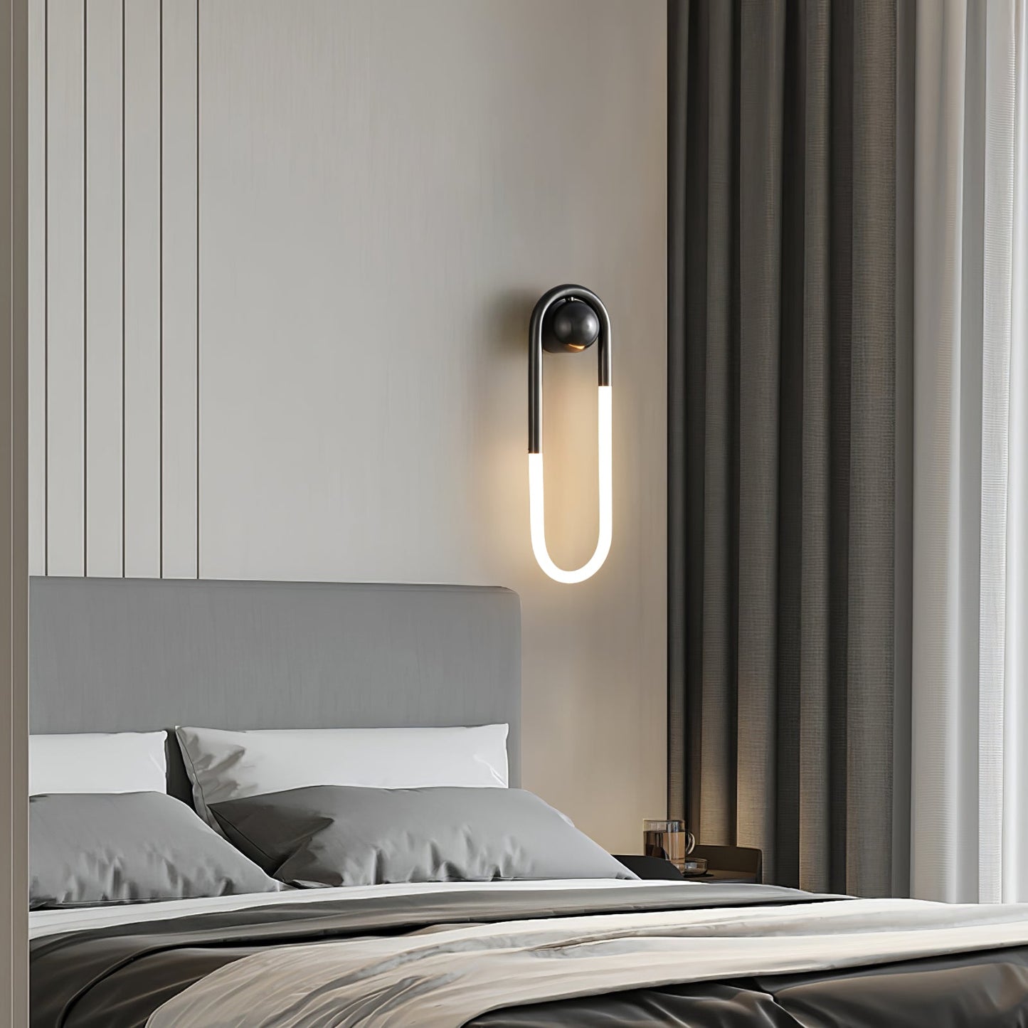 Luno | Brass Loop Design for LED Indoor Lighting Wall Lamp