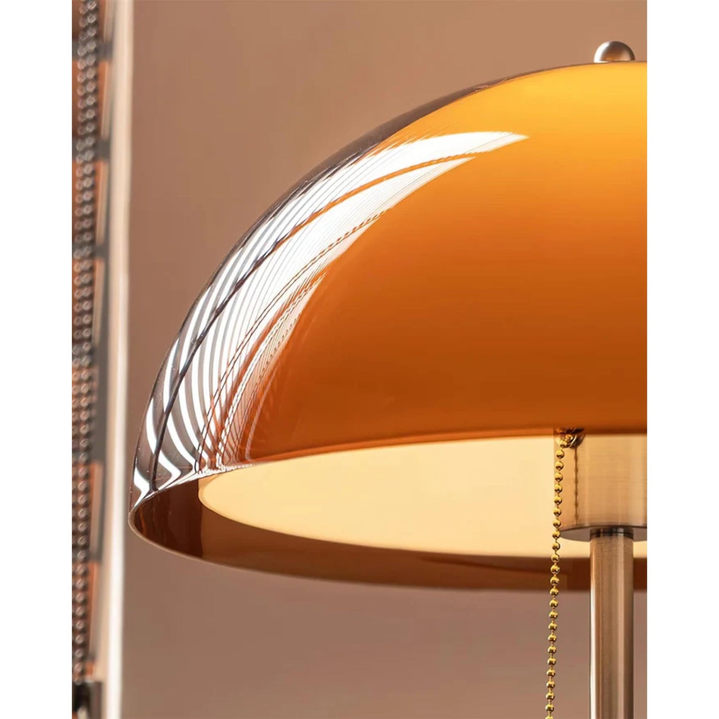 Aura | Luxury Amber Glass Floor Lamp, Switch Control