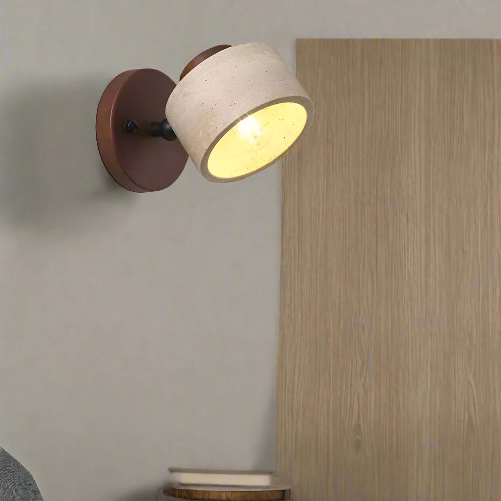 Vida | Travertine Stone Bed Side Wall Light
