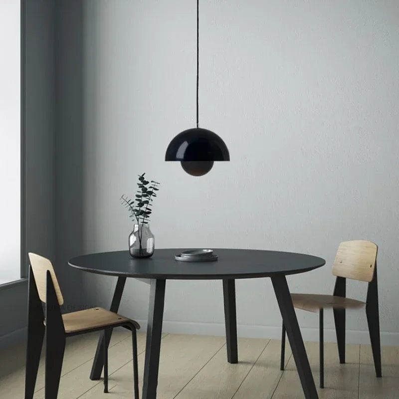 Roos | Scandinavian LED Pendant Light – Round Design
