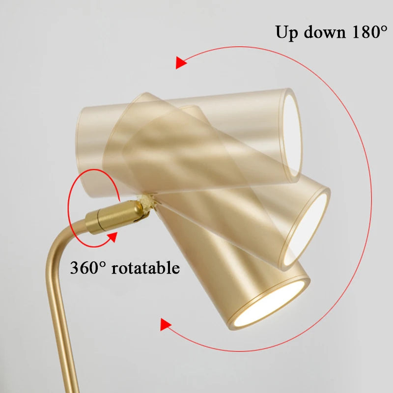 Colette | Rotatable Wall Sconce Reading Lamp for Bedside and Living Room