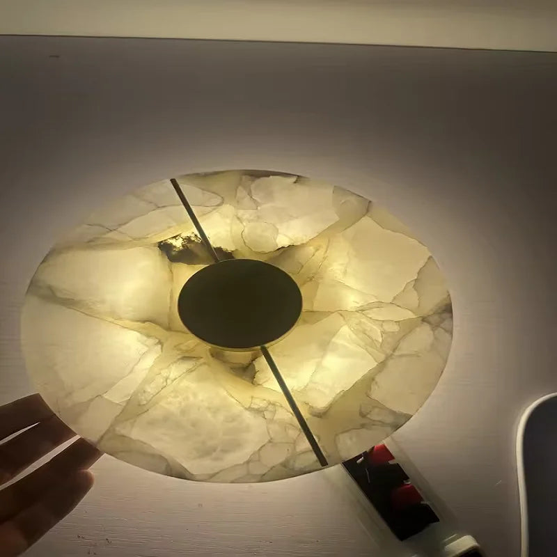 Vincent | Wall Light Marble and Metal Modern Accent Lighting
