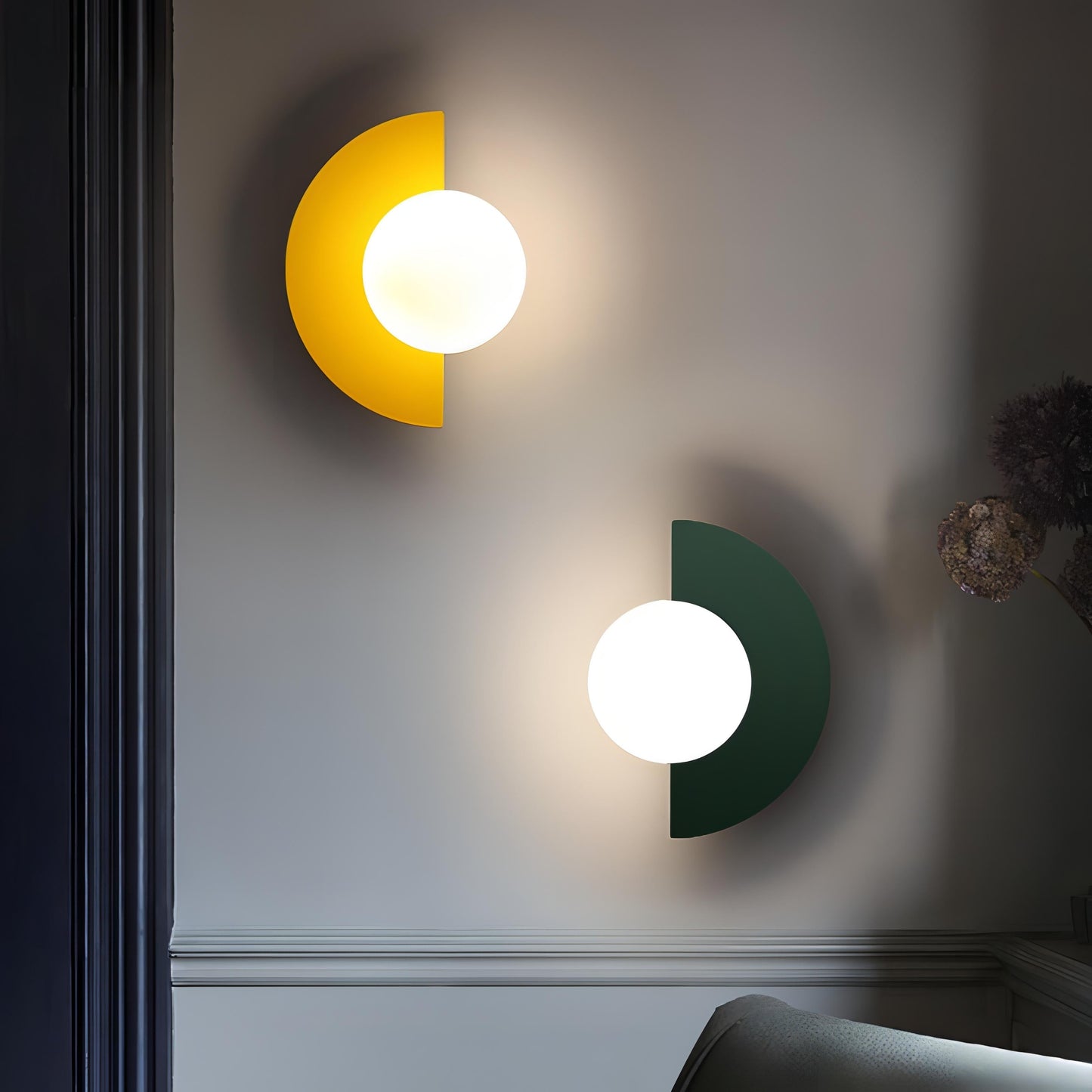 Aurora | Scandinavian Semicircle Wall Light