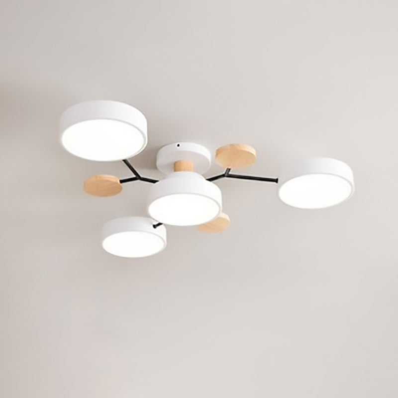 Willem | Semi-Flush Mount Multi-Arm LED Ceiling Light