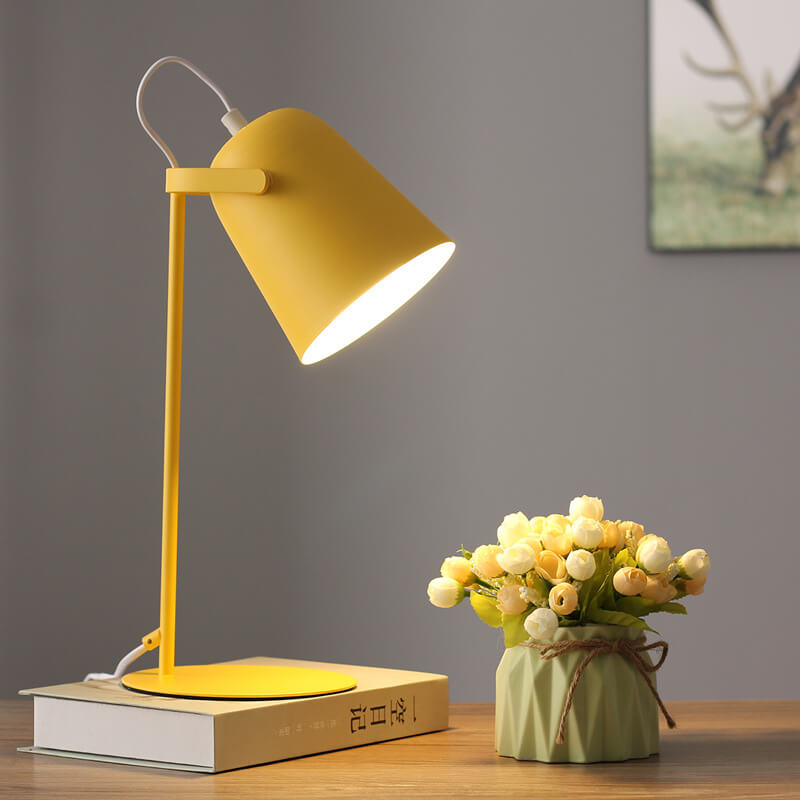 Brielle | Nordic Iron Plug-In Table Lamp for Bedroom Nightstand