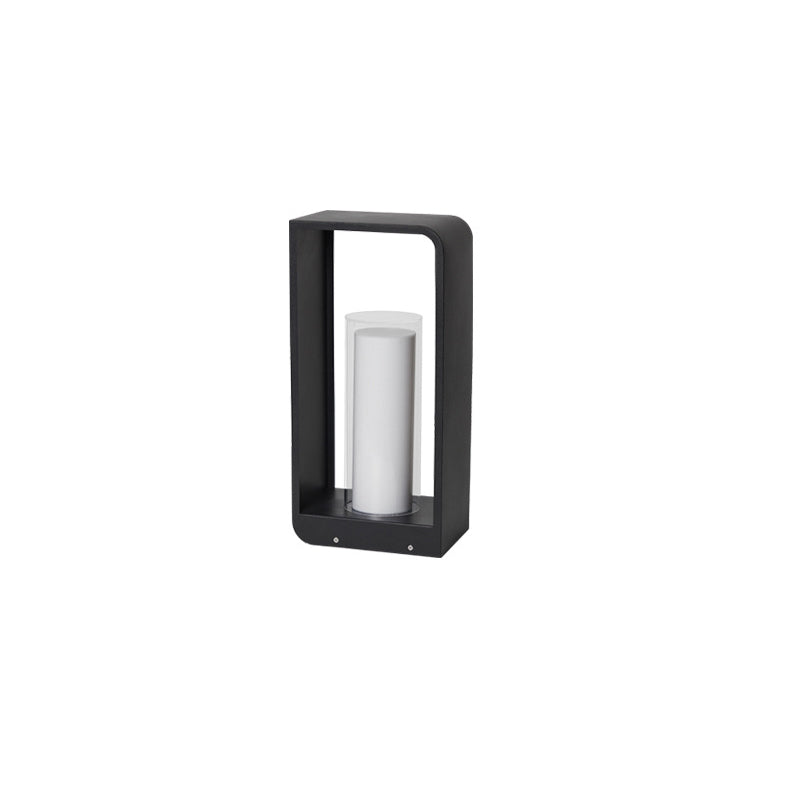 Duskara | Black LED Outdoor Landscape Light Square Frame for Patio & Garden