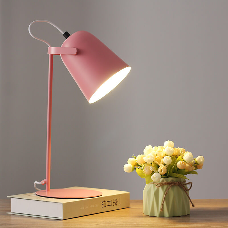 Brielle | Nordic Iron Plug-In Table Lamp for Bedroom Nightstand