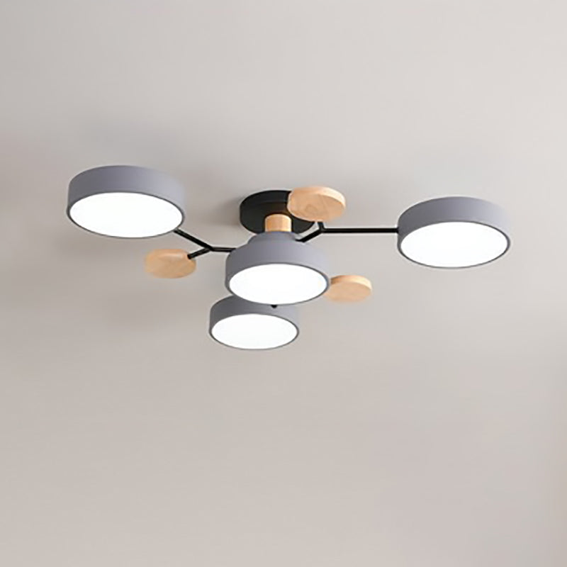 Willem | Semi-Flush Mount Multi-Arm LED Ceiling Light