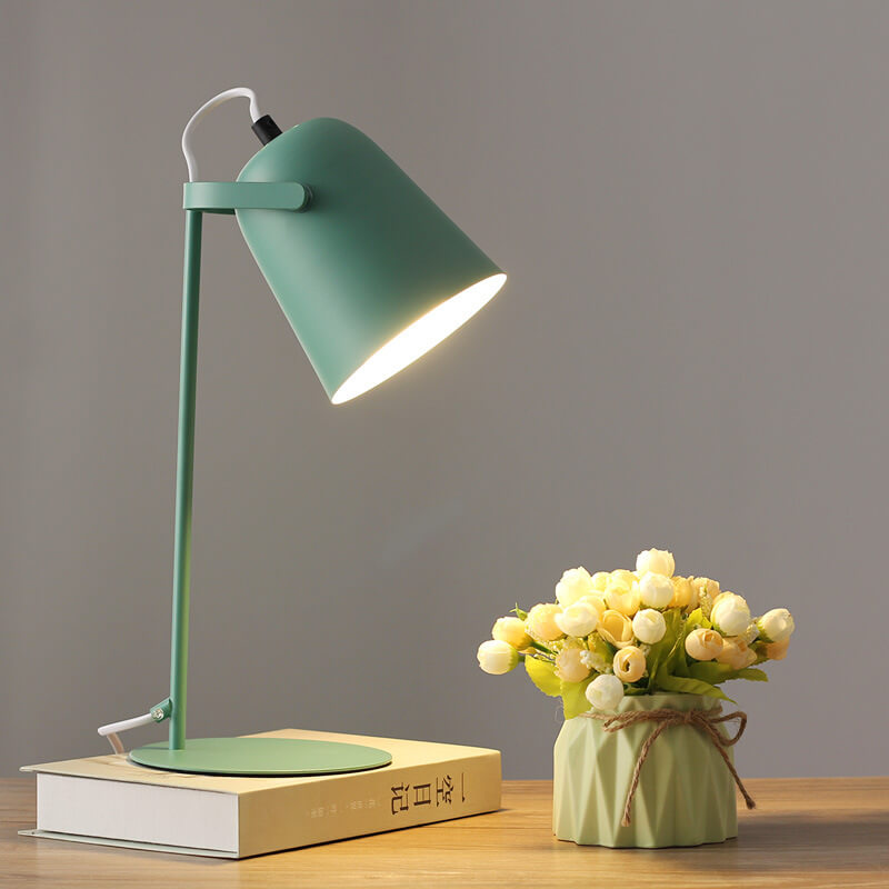 Brielle | Nordic Iron Plug-In Table Lamp for Bedroom Nightstand