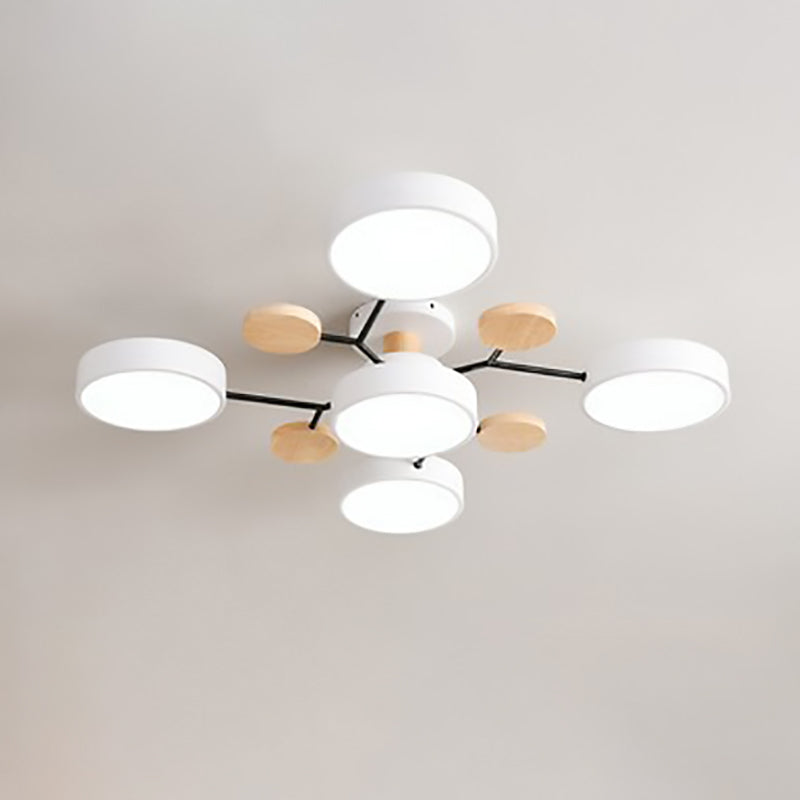 Willem | Semi-Flush Mount Multi-Arm LED Ceiling Light