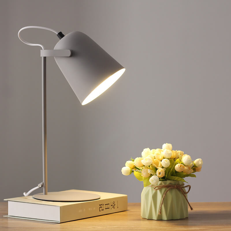 Brielle | Nordic Iron Plug-In Table Lamp for Bedroom Nightstand