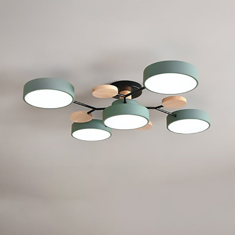 Willem | Semi-Flush Mount Multi-Arm LED Ceiling Light