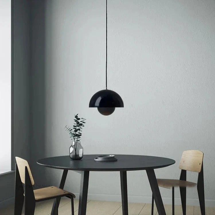 Roos | Scandinavian LED Pendant Light – Round Design