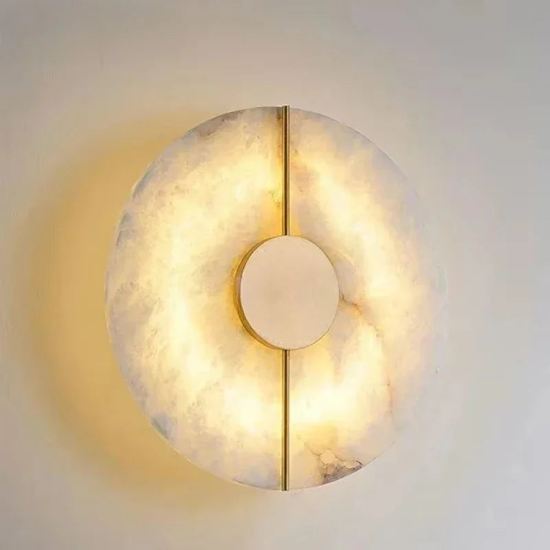 Vincent | Wall Light Marble and Metal Modern Accent Lighting