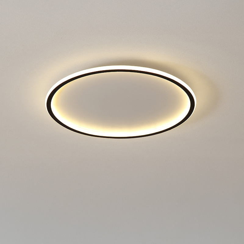 Scandinavian Ceiling Lamp | Round LED Ring, Ultra-Thin