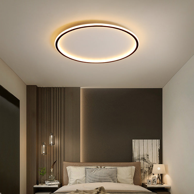 Scandinavian Ceiling Lamp | Round LED Ring, Ultra-Thin