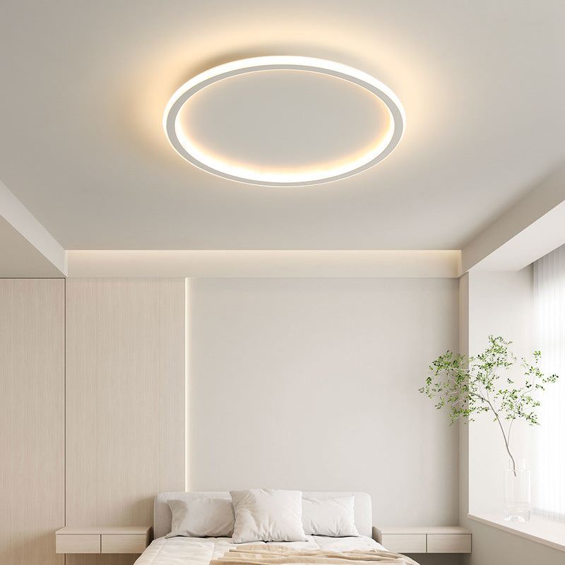 Scandinavian Ceiling Lamp | Round LED Ring, Ultra-Thin