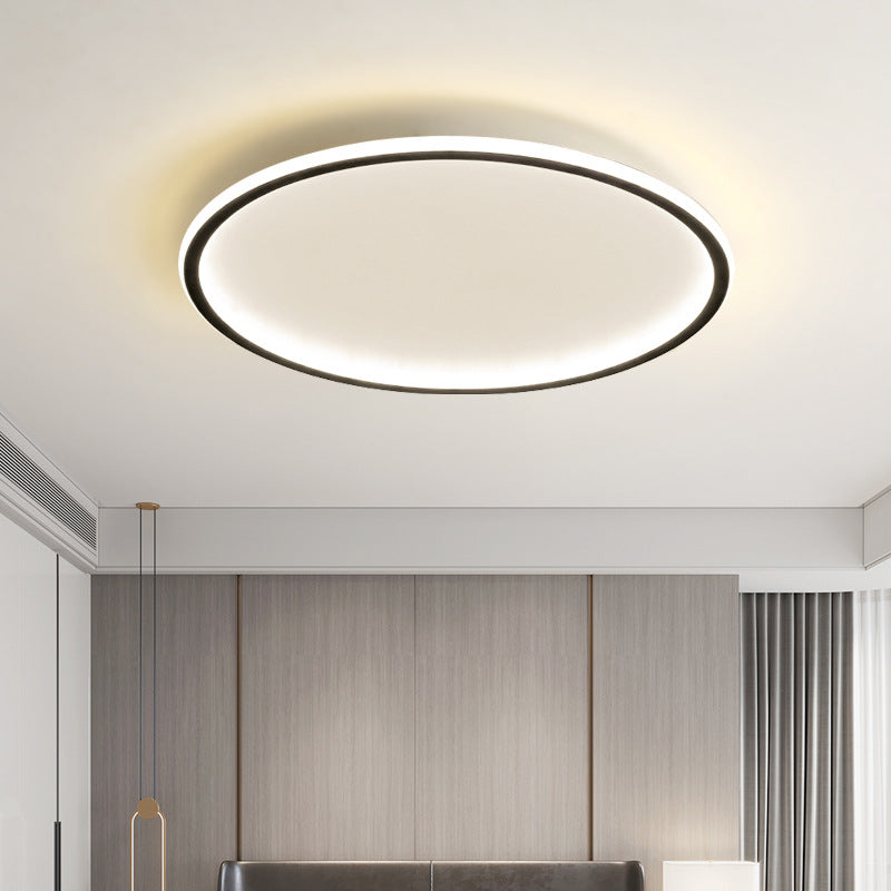 Scandinavian Ceiling Lamp | Round LED Ring, Ultra-Thin