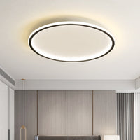 Scandinavian Ceiling Lamp | Round LED Ring, Ultra-Thin