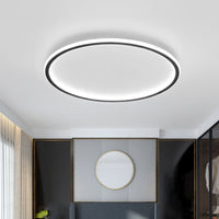 Scandinavian Ceiling Lamp | Round LED Ring, Ultra-Thin