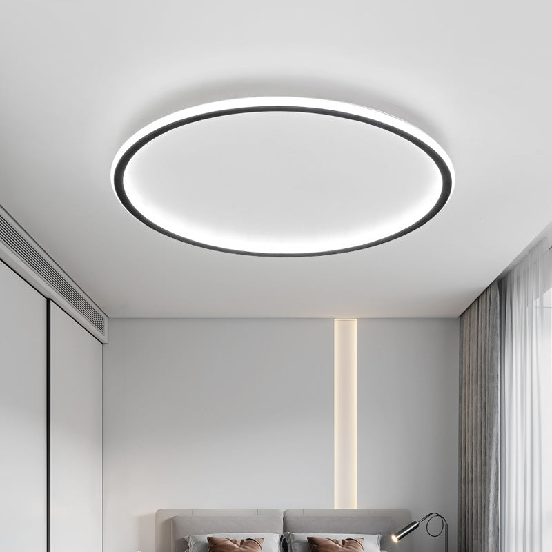 Scandinavian Ceiling Lamp | Round LED Ring, Ultra-Thin