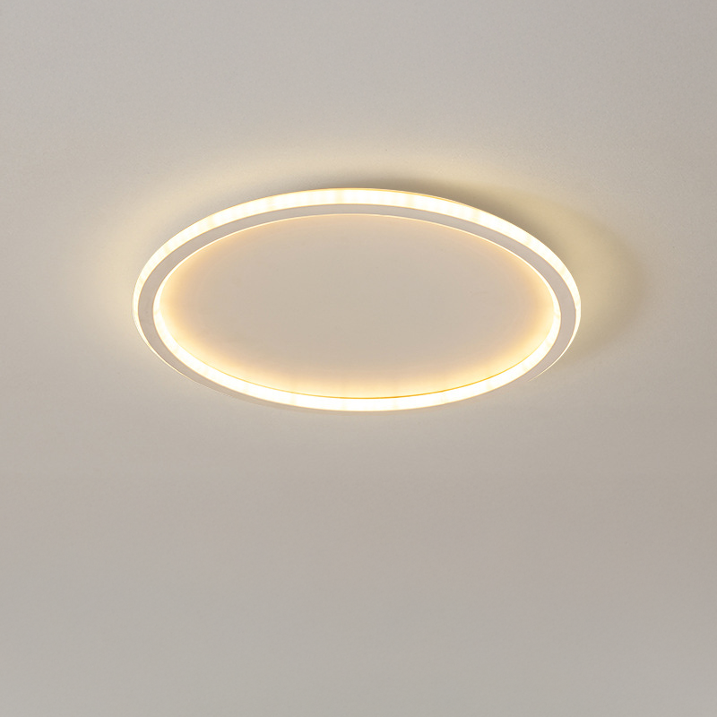 Scandinavian Ceiling Lamp | Round LED Ring, Ultra-Thin