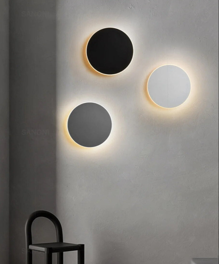 Scandinavian Wall Lamp | Circular LED Design