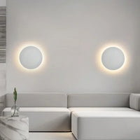 Scandinavian Wall Lamp | Circular LED Design