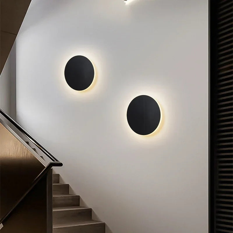 Scandinavian Wall Lamp | Circular LED Design