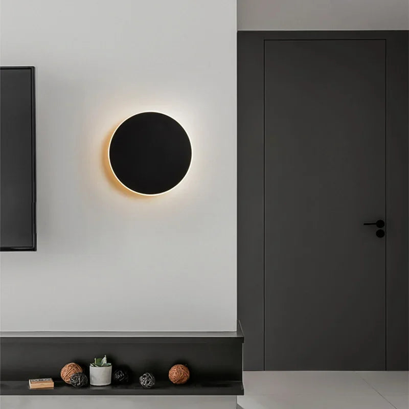 Scandinavian Wall Lamp | Circular LED Design