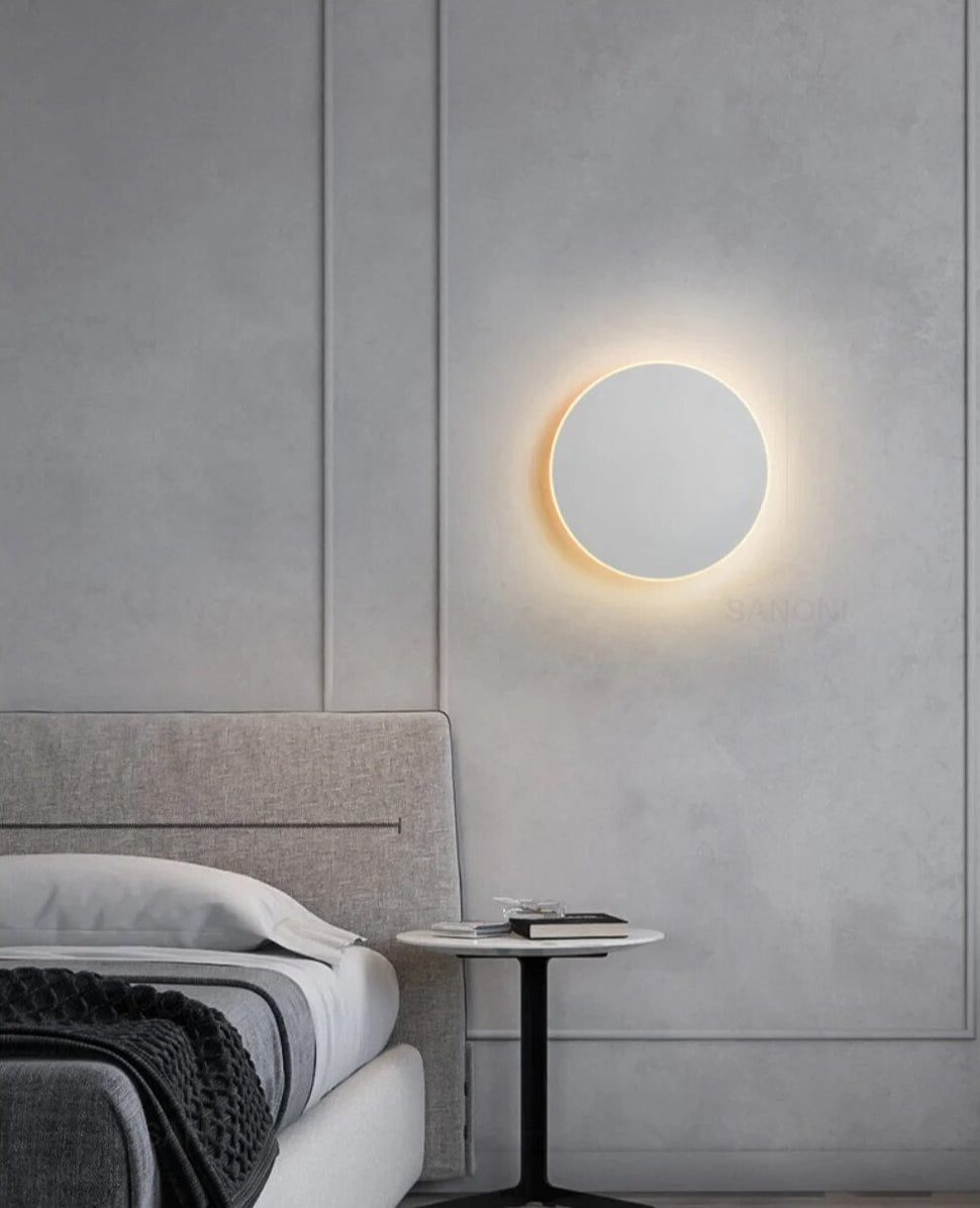 Scandinavian Wall Lamp | Circular LED Design