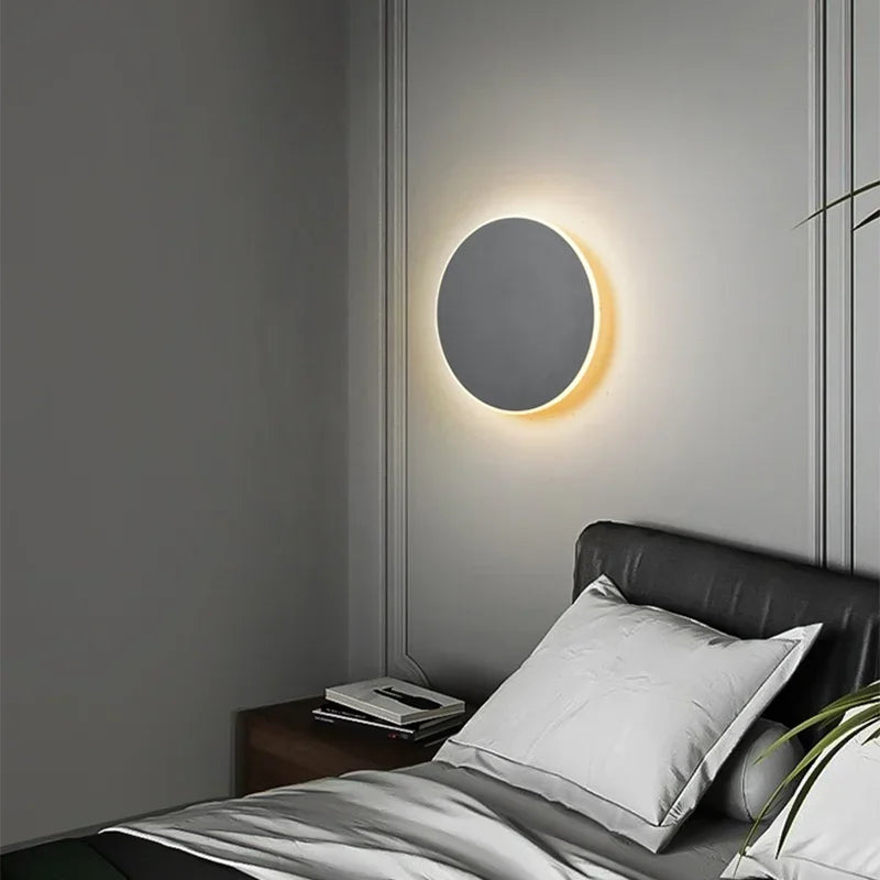 Scandinavian Wall Lamp | Circular LED Design