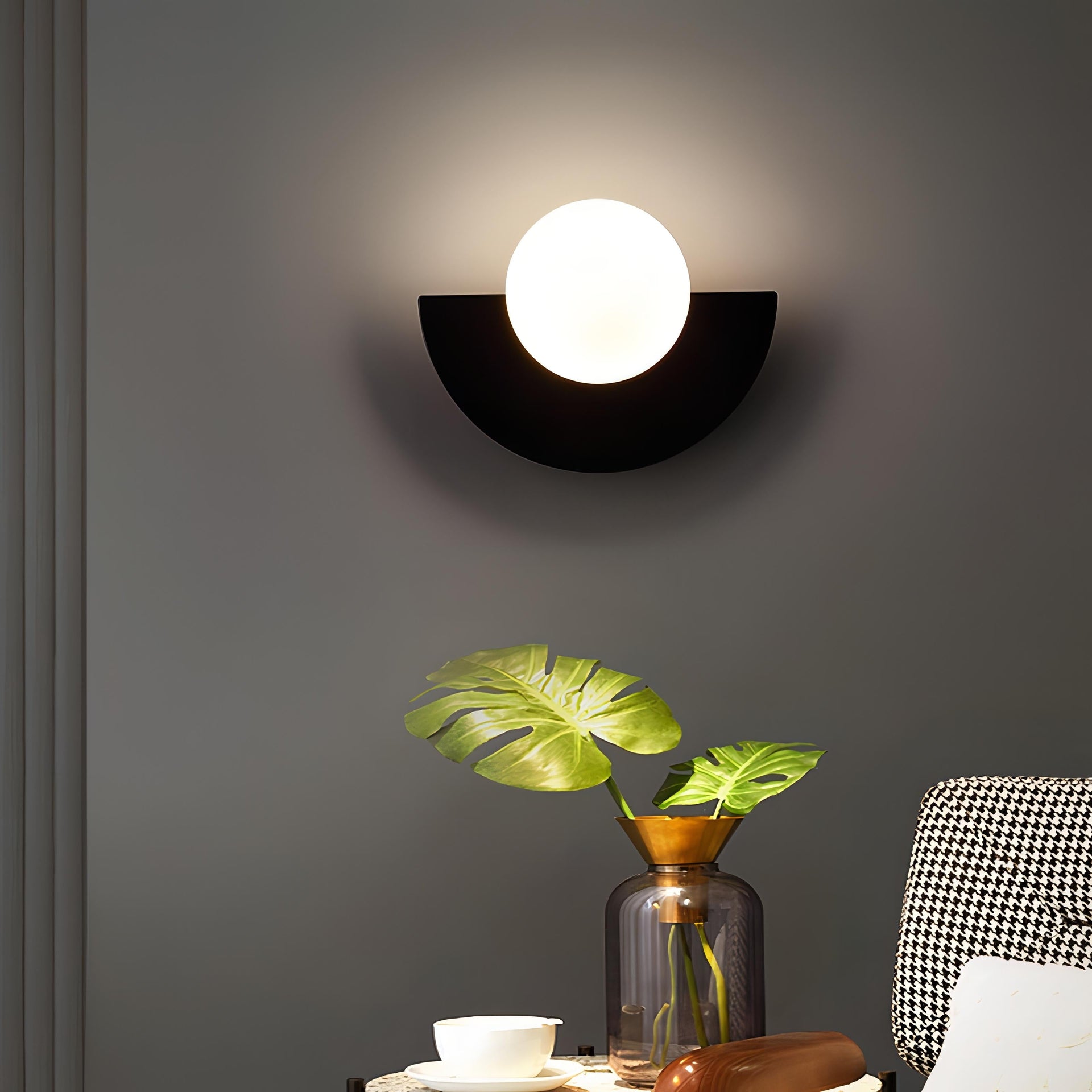 Aurora | Scandinavian Semicircle Wall Light