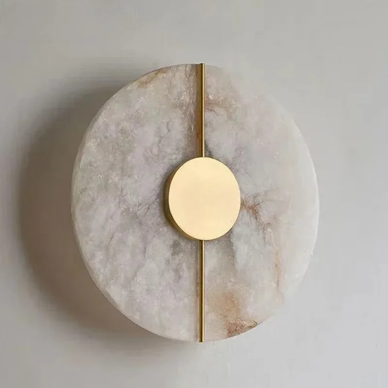 Vincent | Wall Light Marble and Metal Modern Accent Lighting