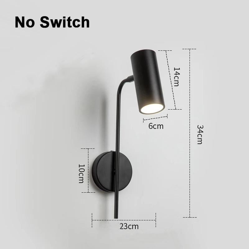 Colette | Rotatable Wall Sconce Reading Lamp for Bedside and Living Room