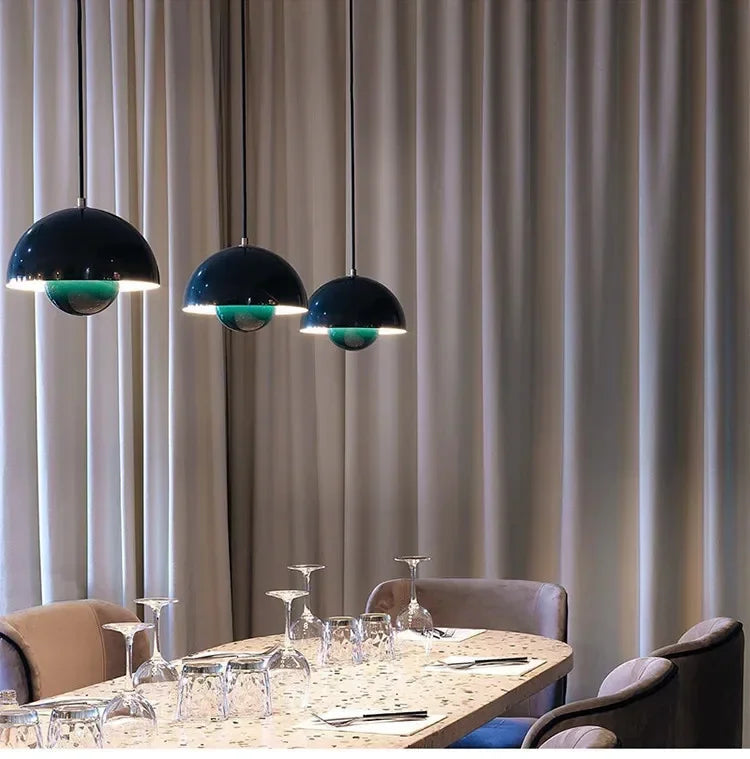 Roos | Scandinavian LED Pendant Light – Round Design