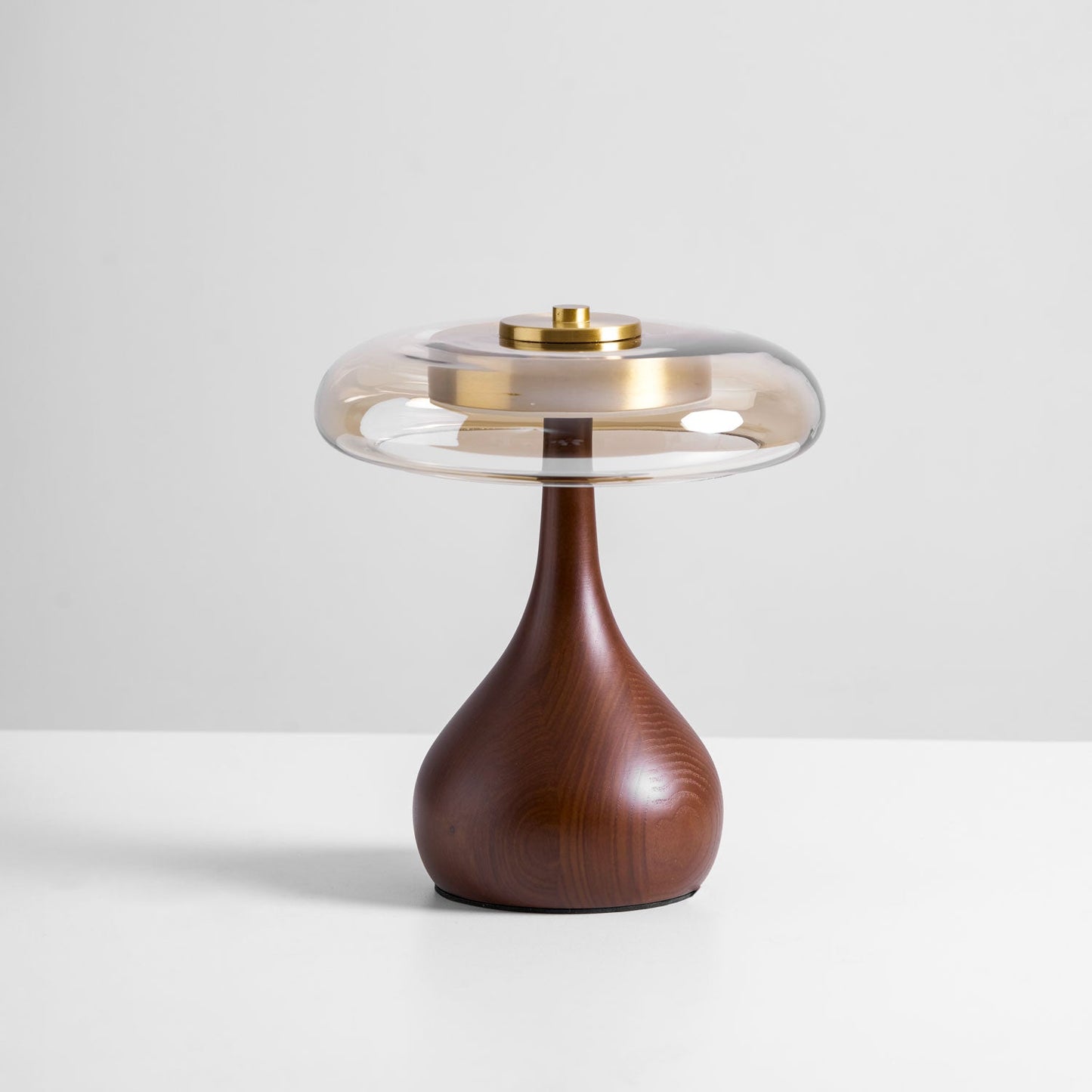 Mistelle | Adjustable Brass Wood LED Cool Light Table Lamp
