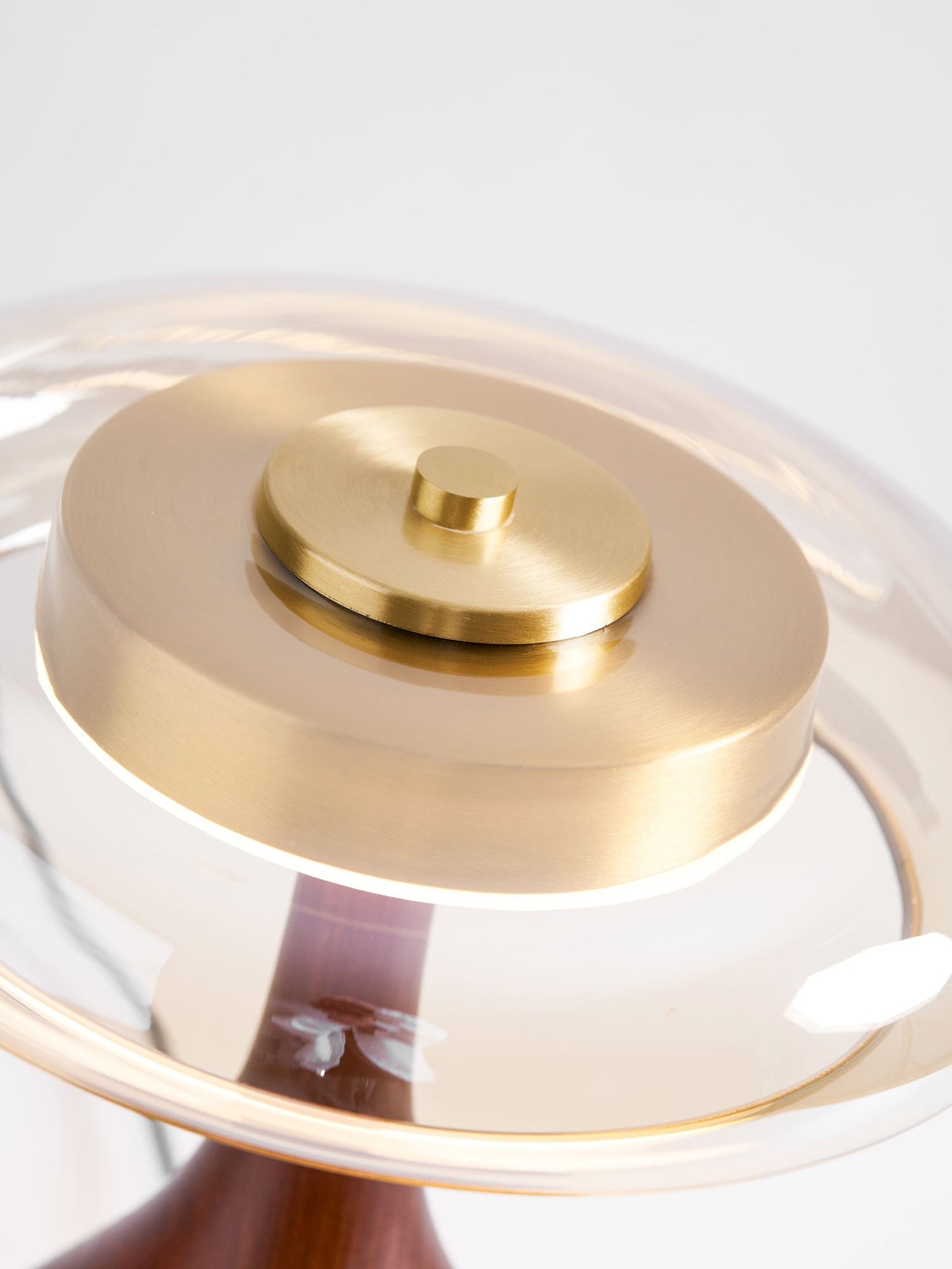 Mistelle | Adjustable Brass Wood LED Cool Light Table Lamp