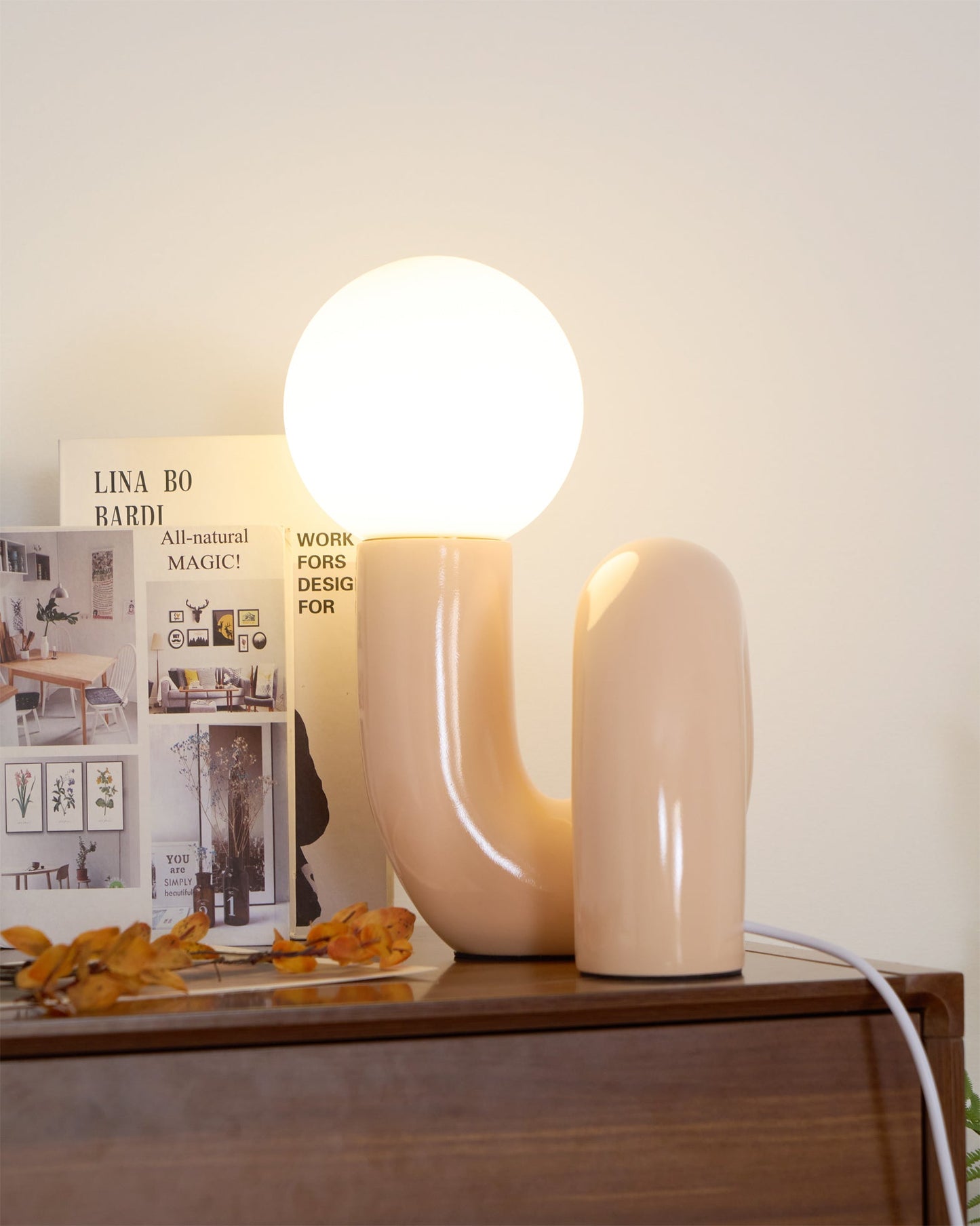 Sola | Decorative Spiral Glass Resin Table Reading Lamp for Bedroom