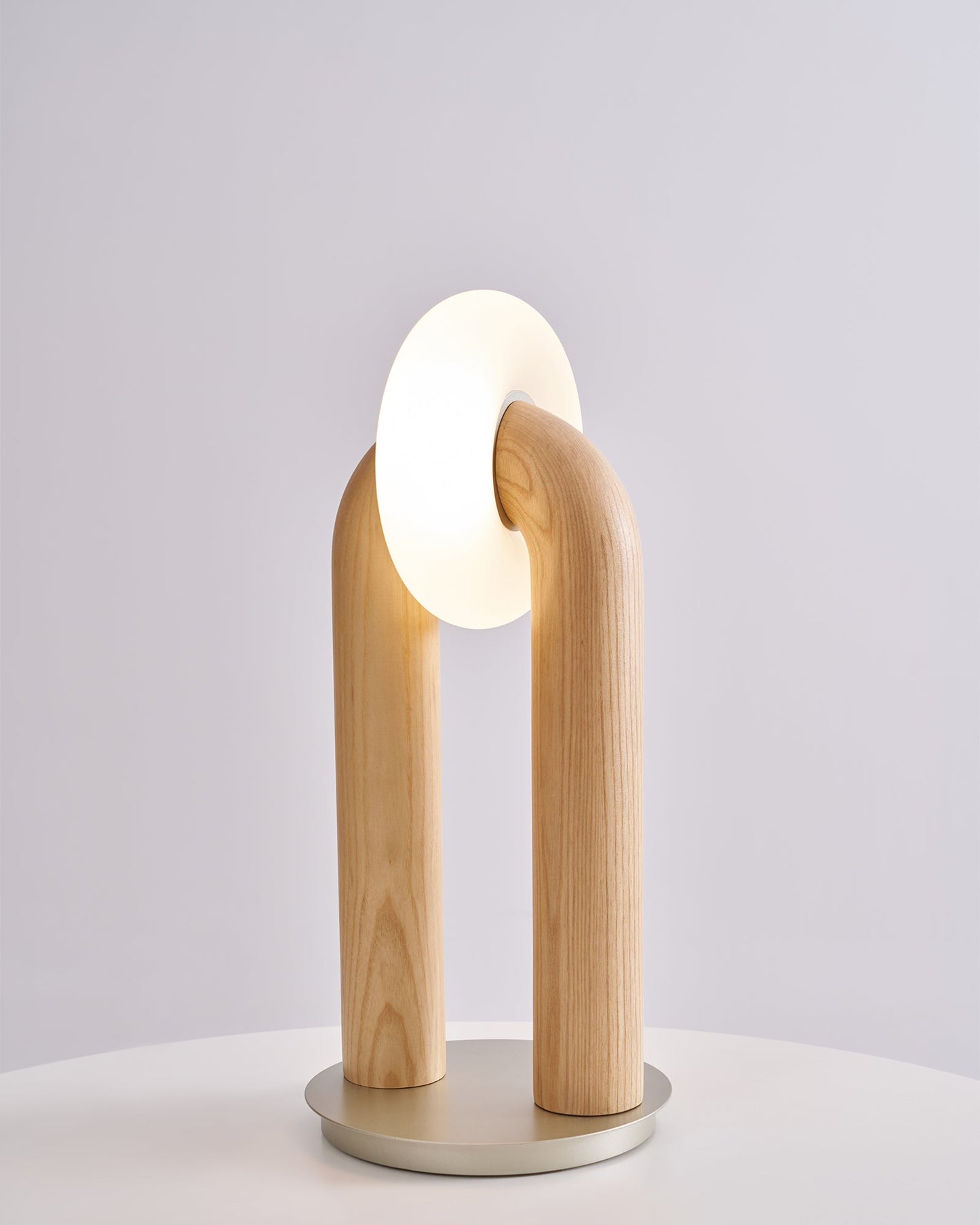 Alaric | Minimalist Modern Desk Lamp Integrated LED Wooden Arc