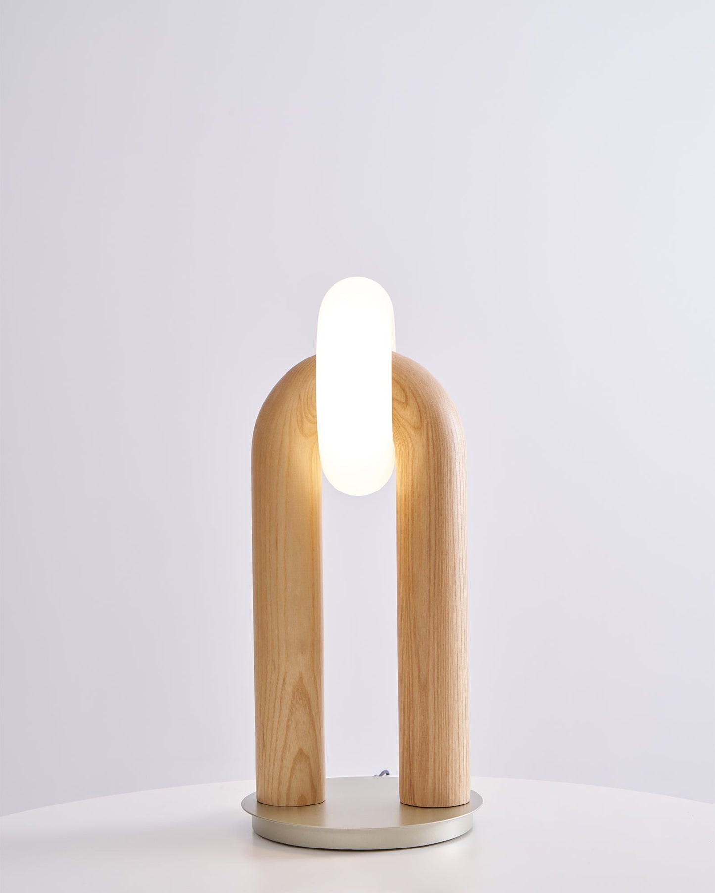 Alaric | Minimalist Modern Desk Lamp Integrated LED Wooden Arc