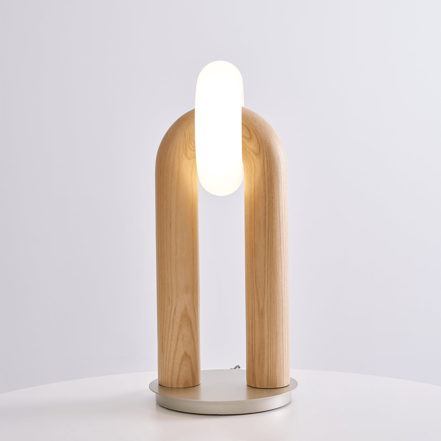 Alaric | Minimalist Modern Desk Lamp Integrated LED Wooden Arc