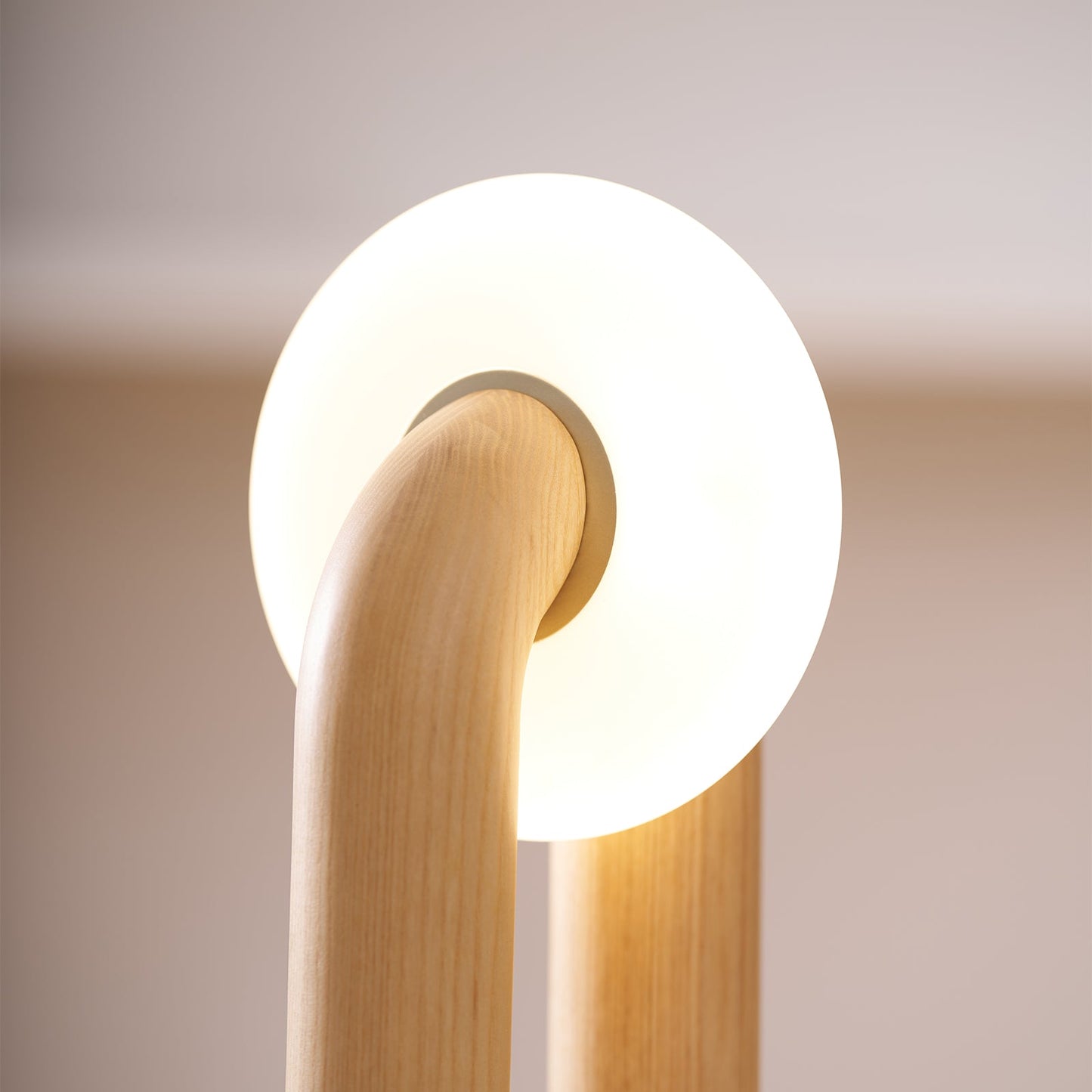 Alaric | Minimalist Modern Desk Lamp Integrated LED Wooden Arc