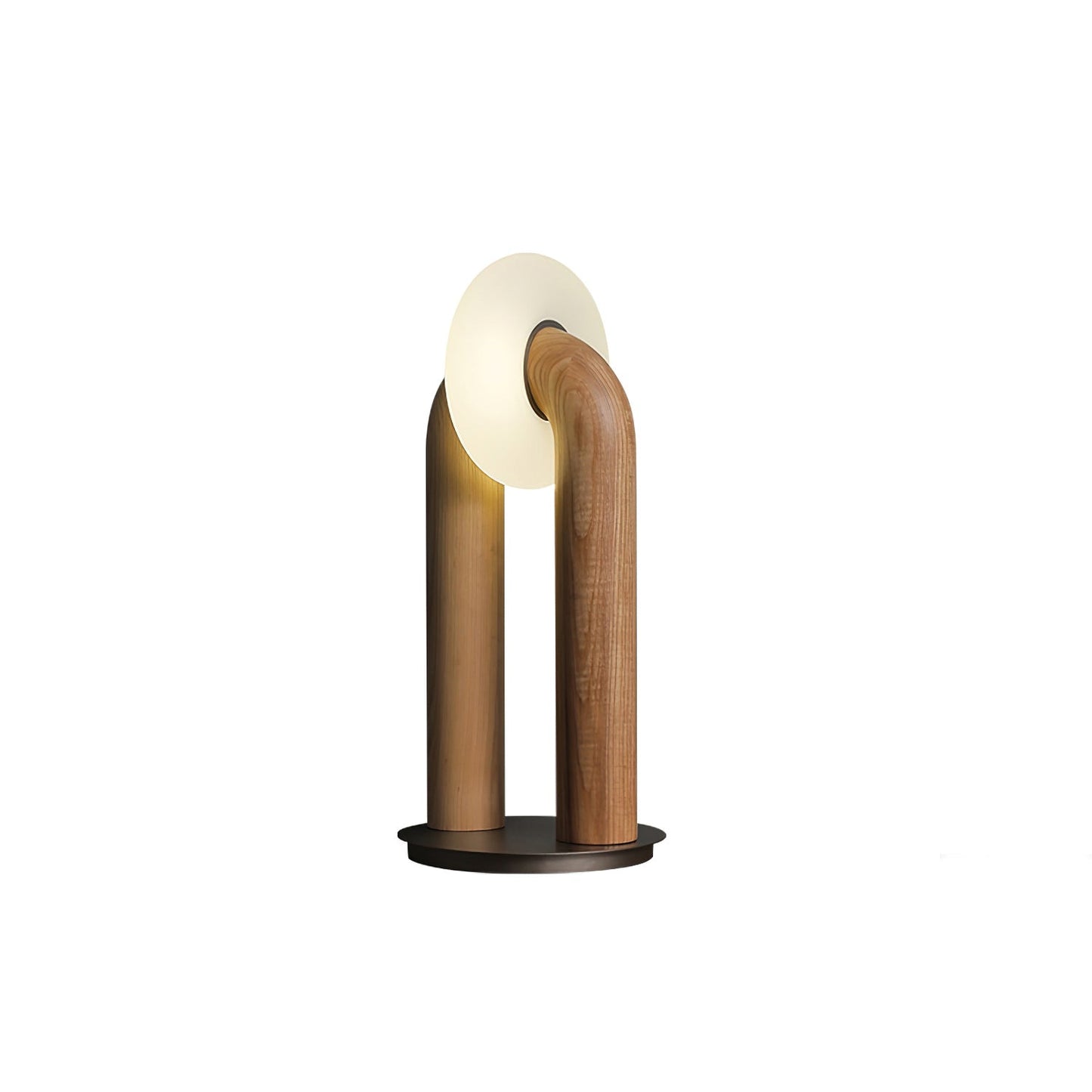 Alaric | Minimalist Modern Desk Lamp Integrated LED Wooden Arc