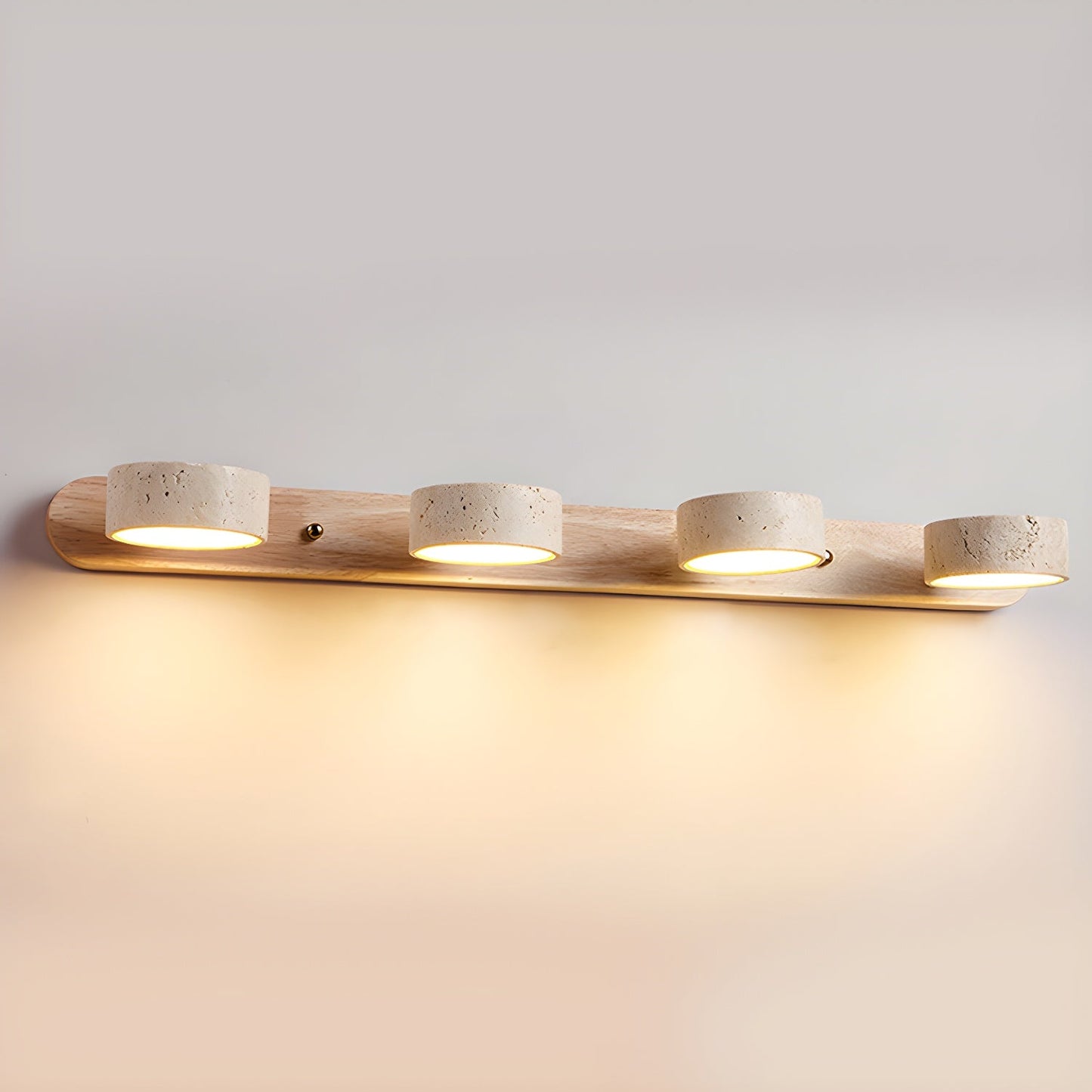 Luna | Mounted Wall Light, Natural Material