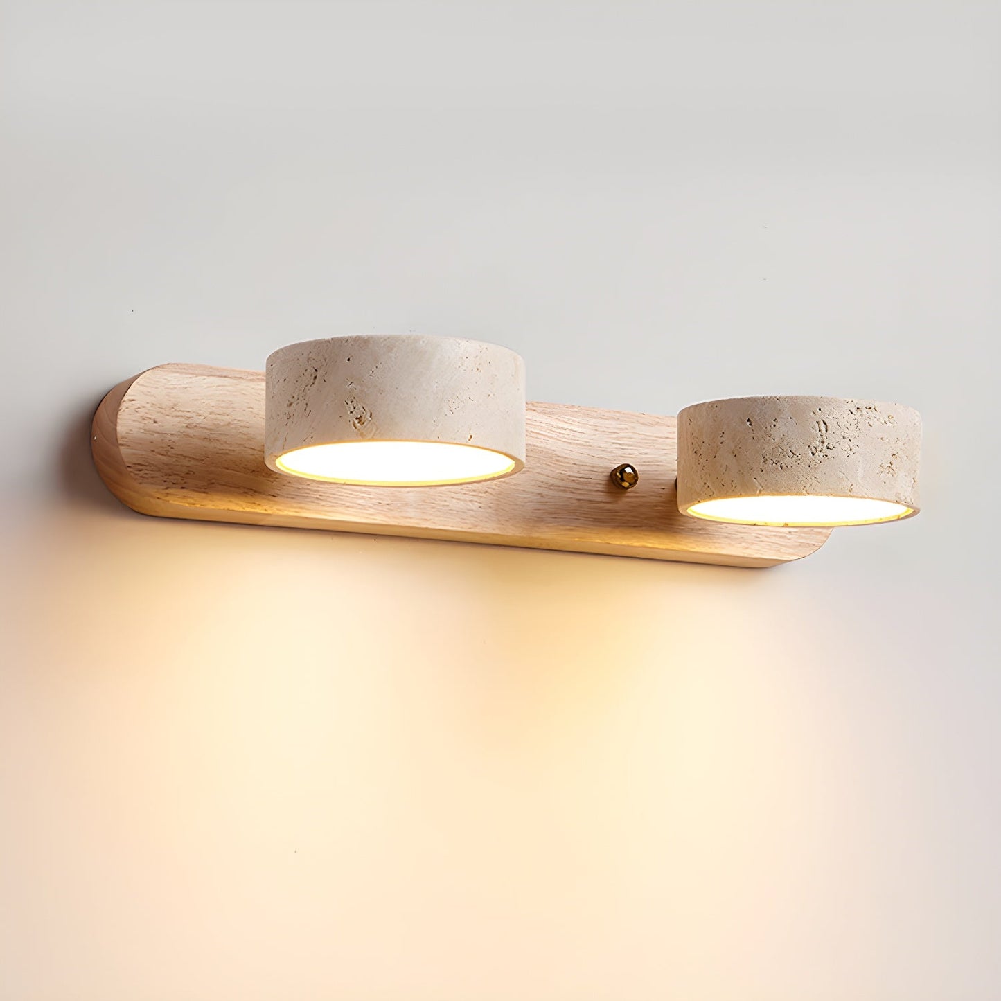Luna | Mounted Wall Light, Natural Material
